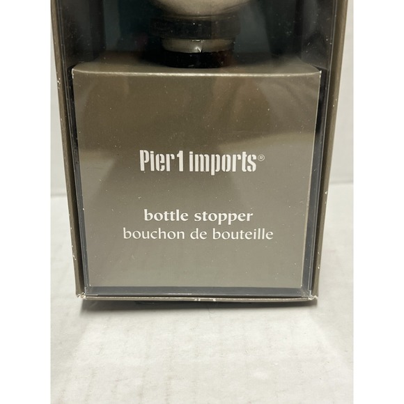 Pier 1 Imports Bottle Stopper Wine Barware Nautical Beach sand shells - Picture 7 of 12